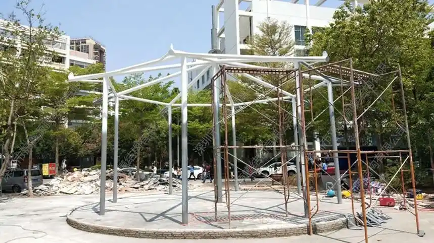 创维科技工业园八角亭膜结构