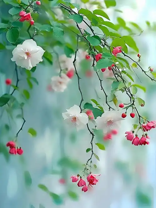 高清花朵壁纸美图鲜花无水印  微风拂过,摇曳生姿,随风飘扬.