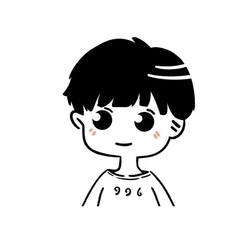 黑白可爱风头像