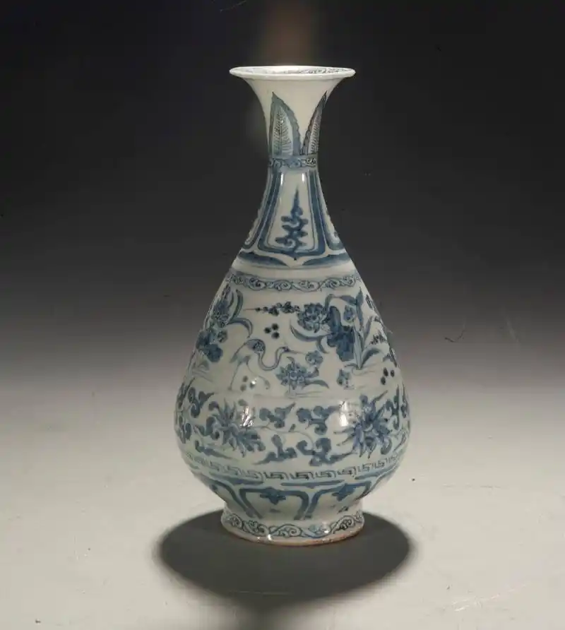 五件文物认识临洮丨盛一瓶来自元代的绿意 去青花瓷里过夏天!