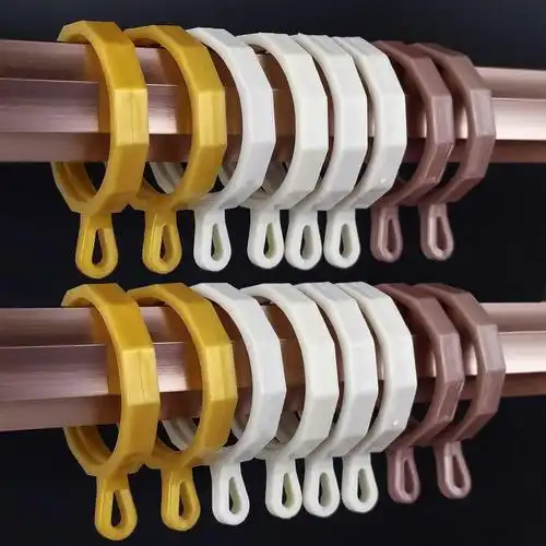 现货批发窗帘挂钩环窗帘拉环便宜加厚窗帘配件吊环静音窗帘挂环