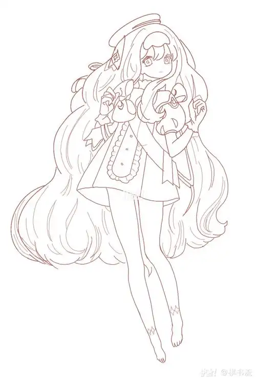 线稿_漫画图片_绘画_动漫_漫评_二次元社区
