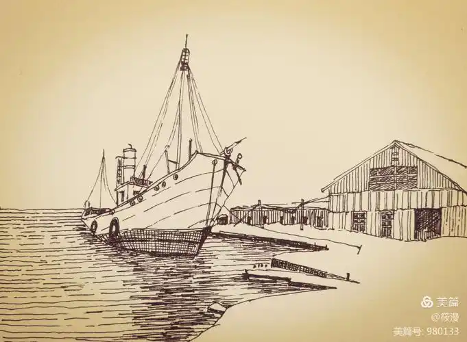 其它 跟着阿乐画速写——"速写一百,每日一画"(3)  自然风景速写终于