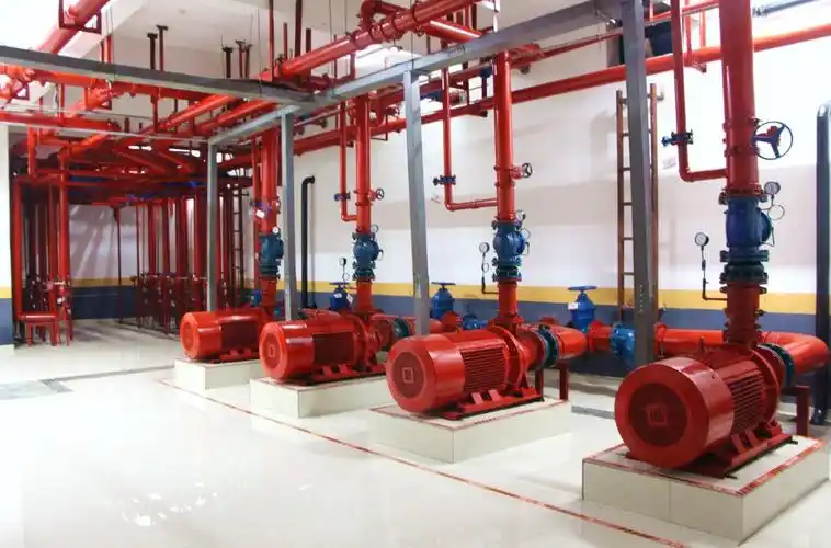 消防泵房,保障写字楼的消防用水,满足灭火时对水压和水量的要求.