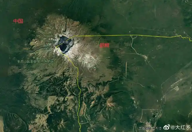 历史有意思#关于中朝在长白山天池地区的分界线.