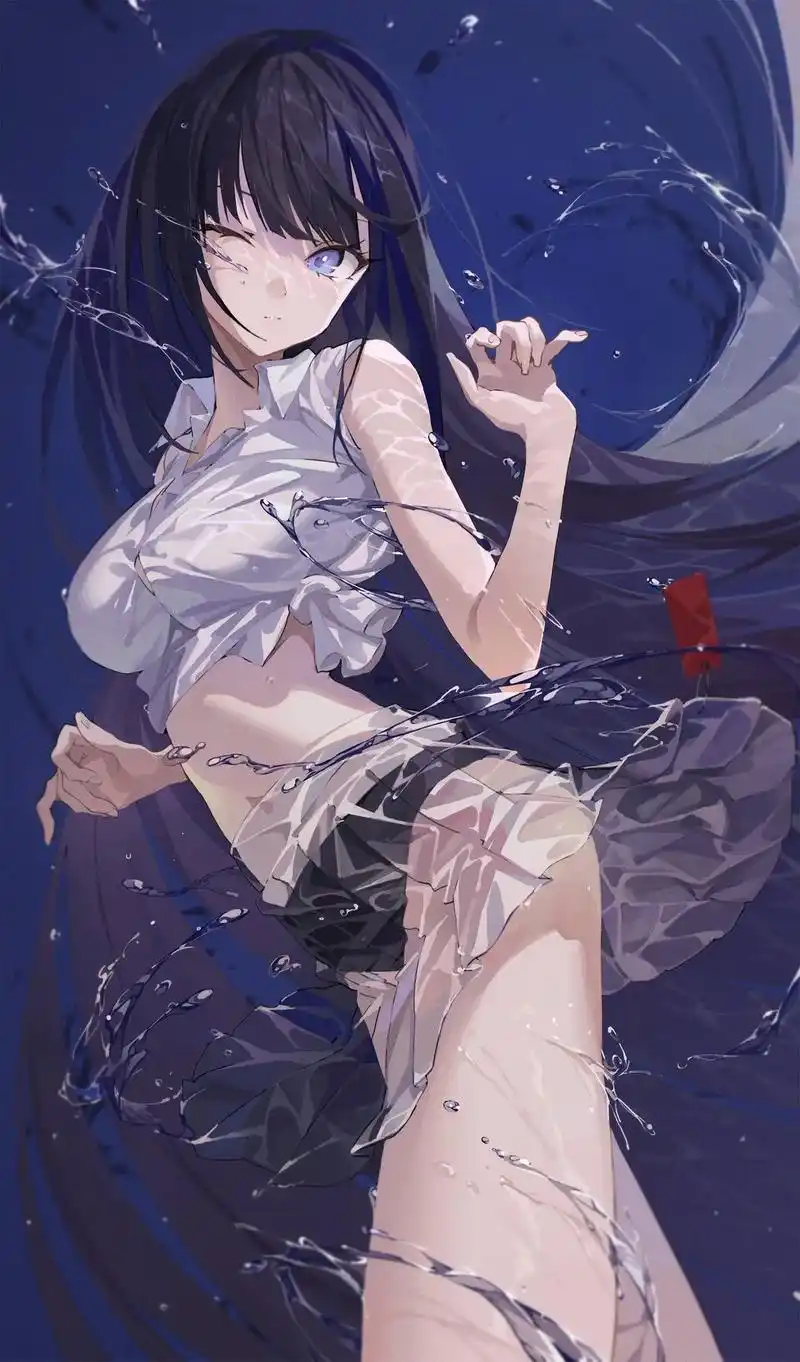 夏天一起去游泳吗?第一次#二次元 #动漫壁纸  - 抖音