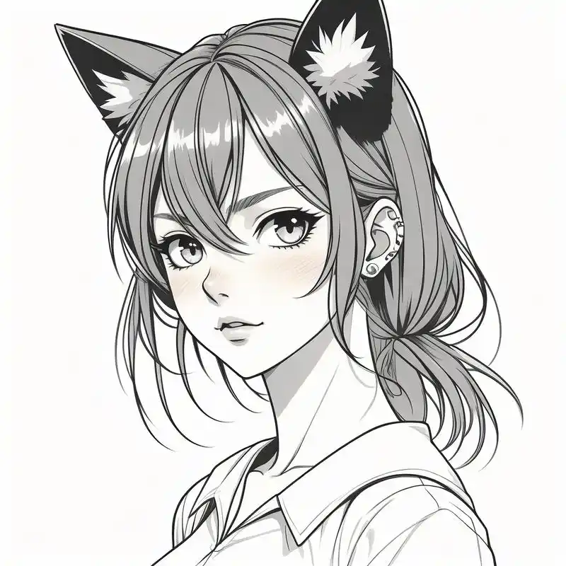 93猫耳女孩动漫头像精选94