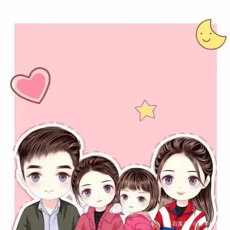 一家四口头像设计手绘头像合集喜欢吗