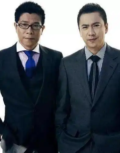 王中军(左)和王中磊