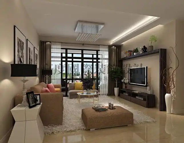 天悦府133平米户型现代简约 成都高度国际装饰装修效果图