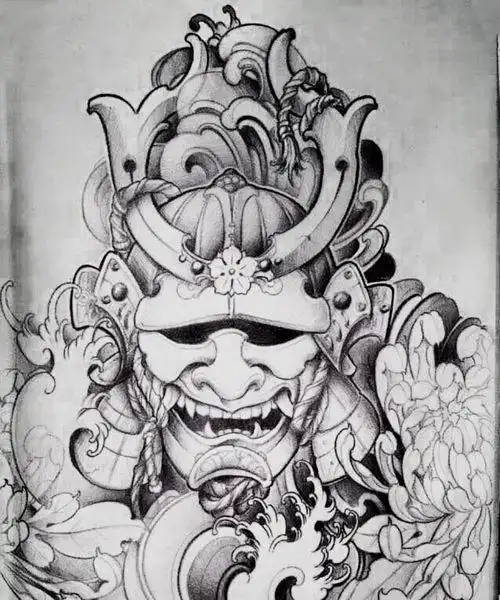 鬼武士纹身手稿 - 搜狗图片搜索
