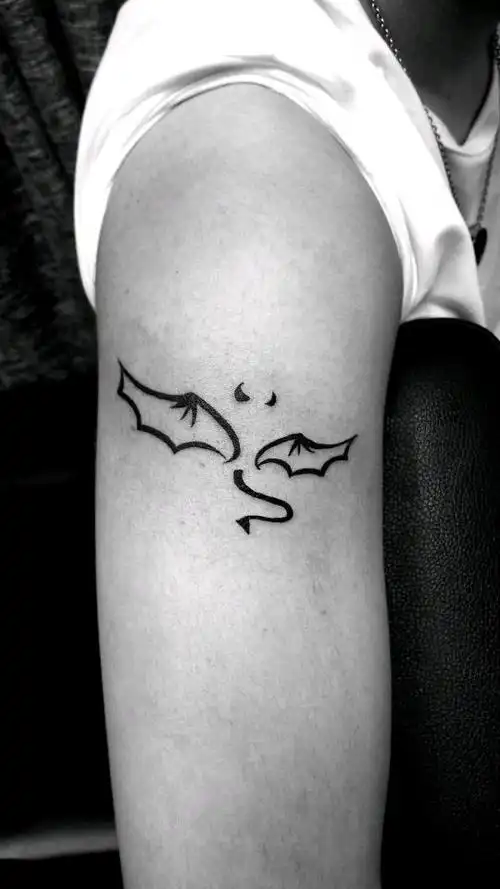 小恶魔图腾_纹身图案手稿图片_刘国栋的纹身作品集