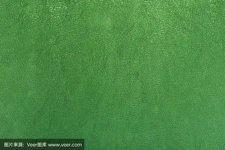 深绿色皮革纹理背景