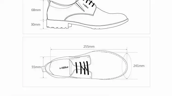 kby 进口手抓纹头层小牛皮 男士商务正装 系带皮鞋kbym0003 黑色 40