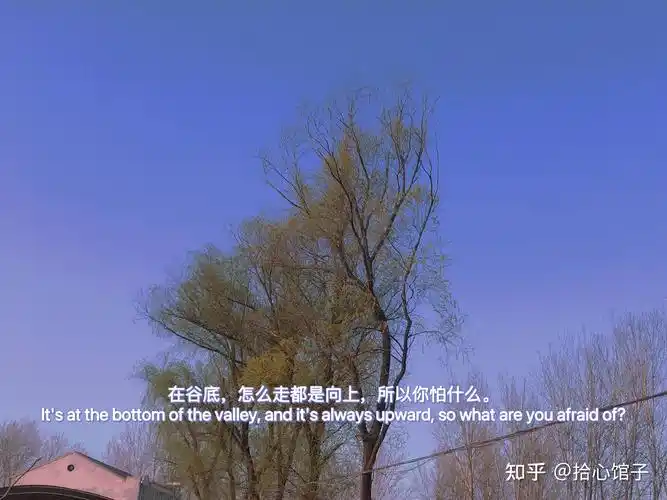 温柔励志文案三观超正致努力成长的自己