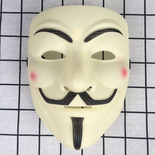 男全脸恐怖v字仇杀万圣节面具化妆舞会舞台表演地摊玩具批发舞会面具
