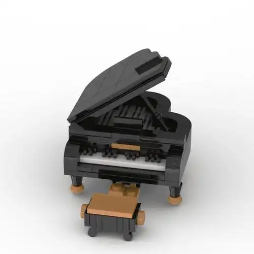 兼容钢琴兼容小钢琴产科技教育积木零件钢琴小set拼插积木玩具套装