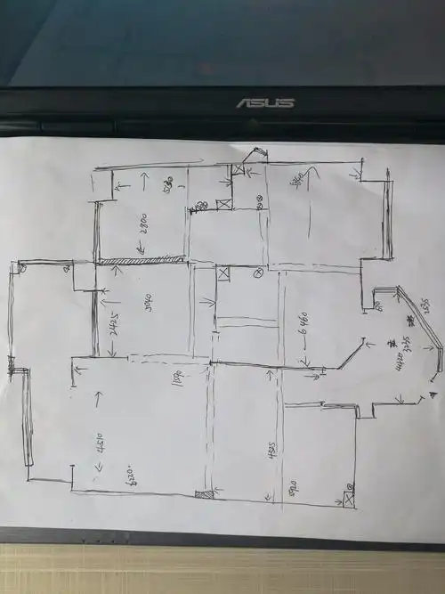 湖北省武汉市江岸区天下·国际公馆 200㎡ 四室二厅一厨二卫 量房报告