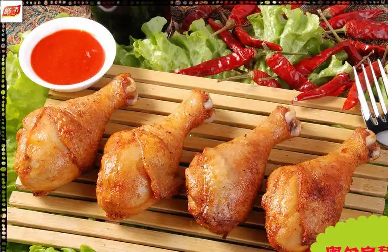 瑞发德奥尔良琵琶腿 琵琶腿 烤鸡腿 炸鸡腿10个/包 10包/箱图片