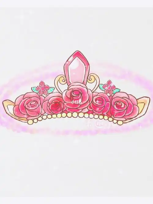 十二星座专属公主皇冠今天画摩羯座哦 超美的花朵皇冠原创星座简笔画