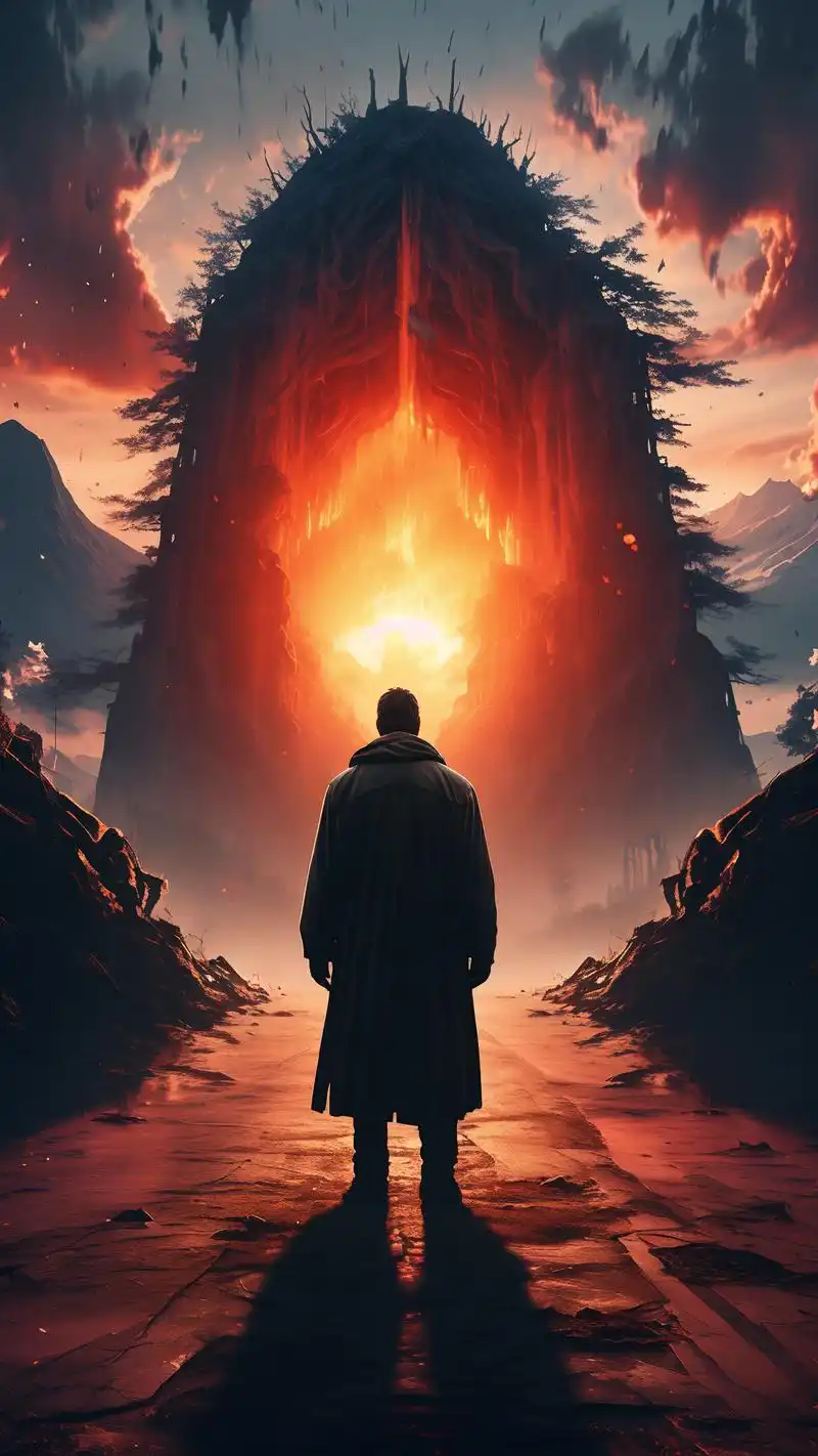 这款壁纸以老大的背影为主题,彰显出一种霸气侧漏的风采,让人一眼就能