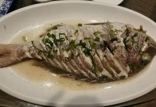 在竹排下面最爱有黑鲷鱼栖息游动,这种野生的黑鲷鱼也要一百多一斤