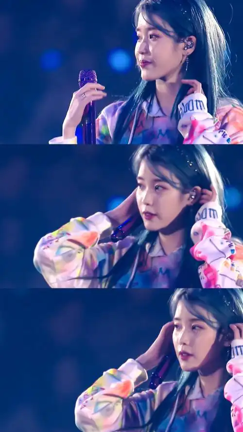 iu演唱会#99#iu头像无水印#-iu 2019年lovepoem演唱会截修自修图禁