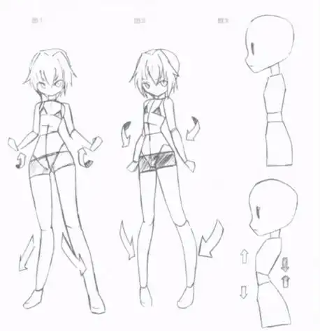 动漫人物绘画步骤画动漫人物基础入门步骤