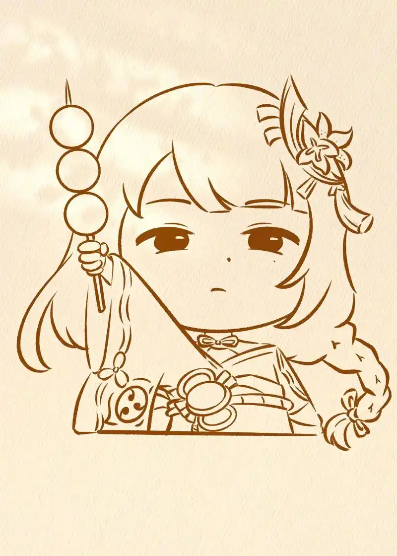 近期原神q版简笔画 绘画分享合集.画了有一阵子了原神简笔画了 - 抖音