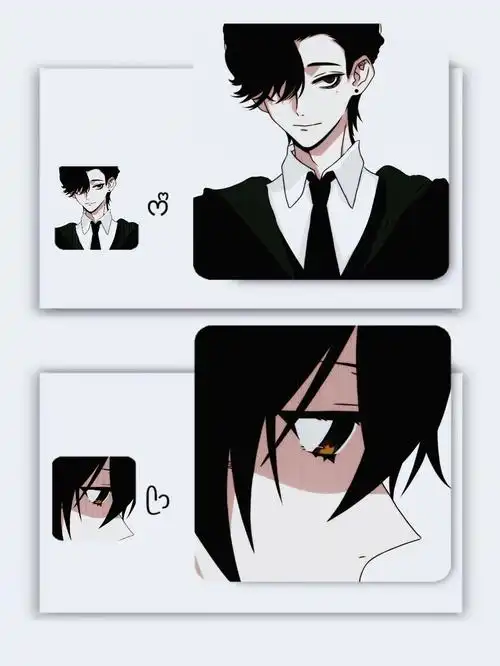 头像  冷酷黑白男生动漫头像 6.12|"事不能拖,话不能多,人不能做.