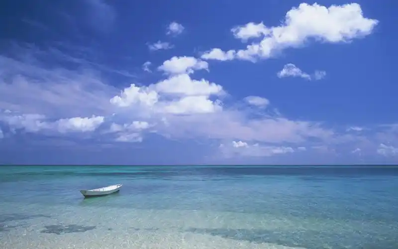 意境,大海,沙滩,唯美,海浪,天空,电脑壁纸,壁纸美丽的海水沙滩风景