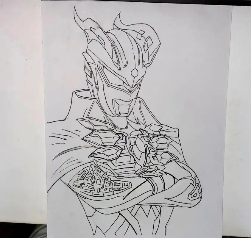 赛罗奥特曼手绘 水平差勿喷