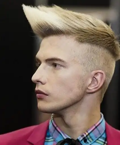 飞机头发型图片让青春感爆棚的男生飞机头发型