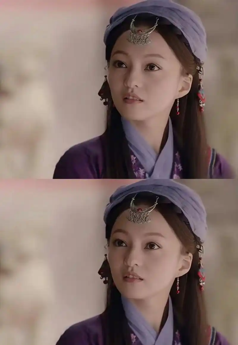 少见的张韶涵古装造型,感觉很适合演倚天屠龙记里的小昭