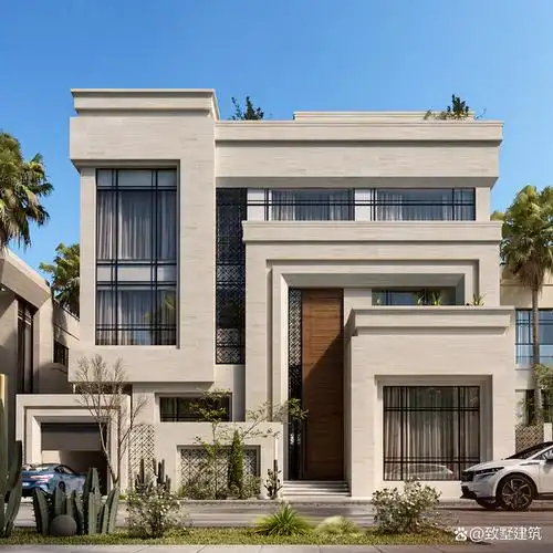 四川泸州自建房设计,占地200平米现代风格三层自建房图纸设计