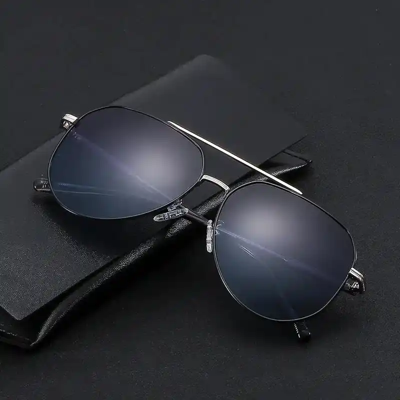 经典款飞行员墨镜男士大框高清偏光太阳镜四色可选