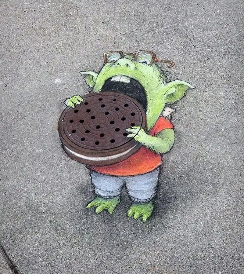 超可爱!国外脑洞大开的绘画作品