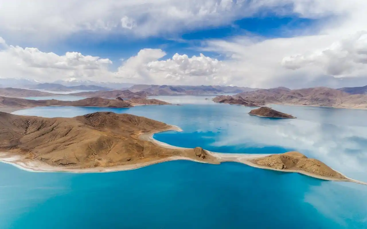西藏羊湖风景壁纸