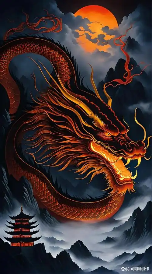 ai艺术创作(每日主题)如何用ai画出烛龙?