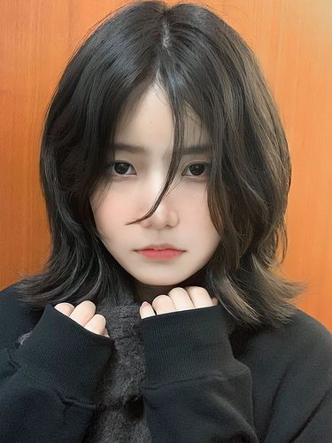 日系狼尾假发男中分刘海复古发型短发帅t鲻鱼头杀马特自然全头套