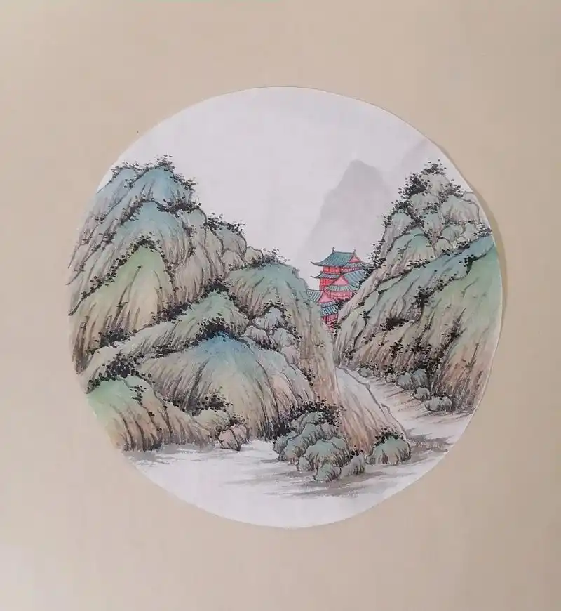 国画小品山水小品
