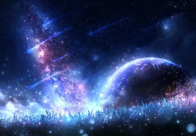 天空星辰宇宙插画魔幻czy