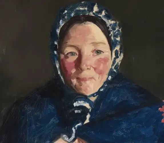 老约翰尼的妻子oldjohnnieswife罗伯特亨利roberthenri油画作品欣赏