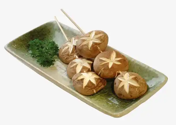 产品实物香菇烤串