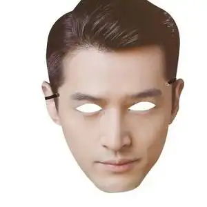 人脸面具 硅胶具整蛊人皮假脸硅胶搞笑人脸明星面具面皮吴彦祖面