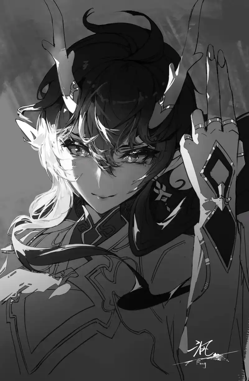 饮月丹恒进阶暗黑系绘画过程.