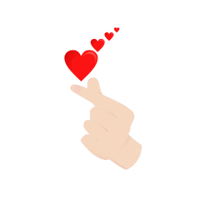 比心手势gif动图