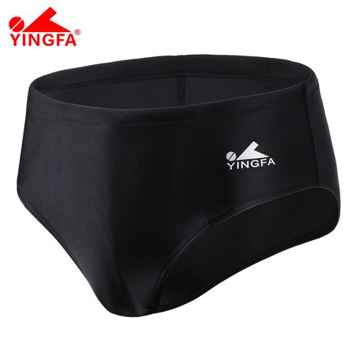 英发泳裤男装 竞速型三角泳裤 三角游泳裤带绳可调成人儿童泳裤