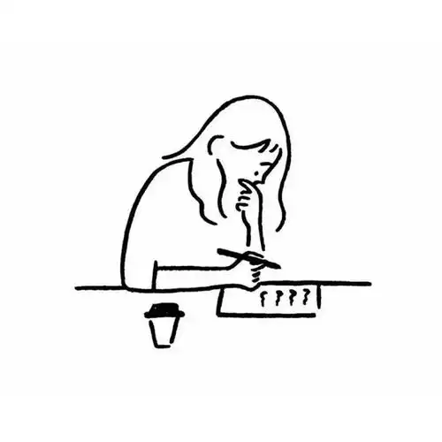 想要那种简约的线条女生头像