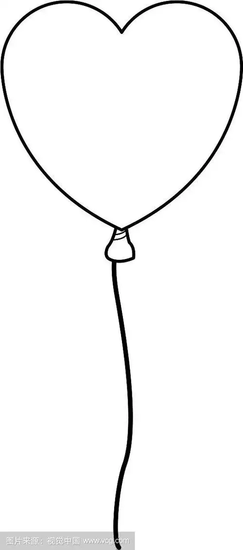 黑色和白色的心形气球